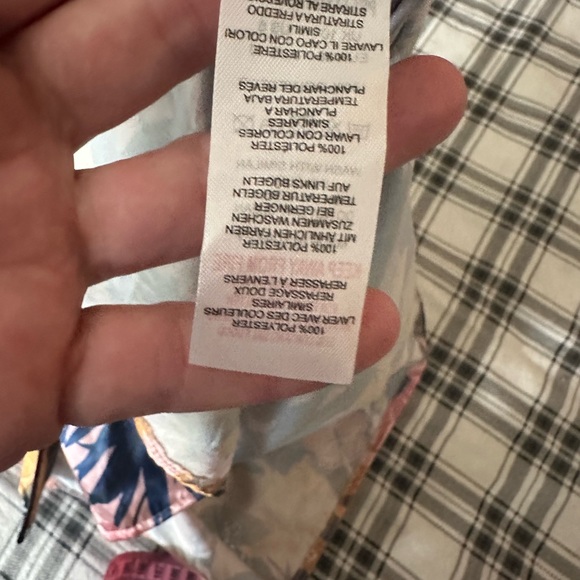 Pretty Little Things Pink Satin Butterfly Floral Shorts Button Top PJ Set NWT 6 - Picture 16 of 16